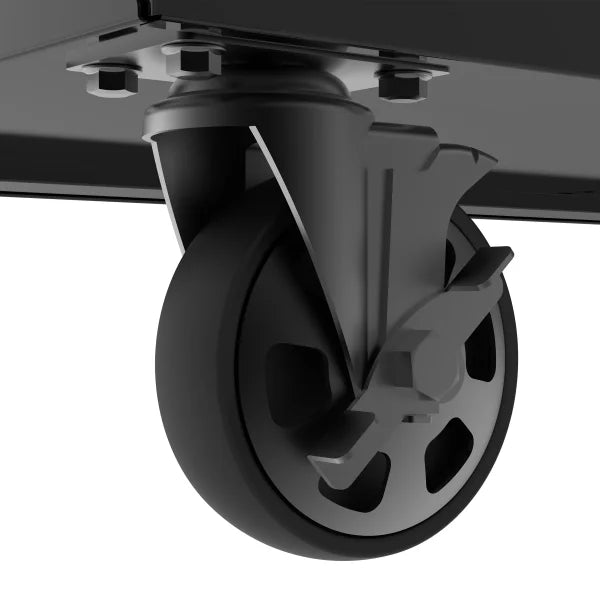 Homak 54 in. TECH Roller Cabinet with Stainless Steel Top & Power Tool Drawer