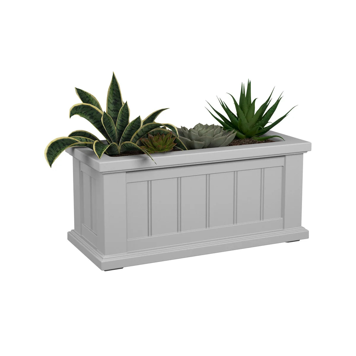 Cape Cod 24in Rectangular Self Watering Planter