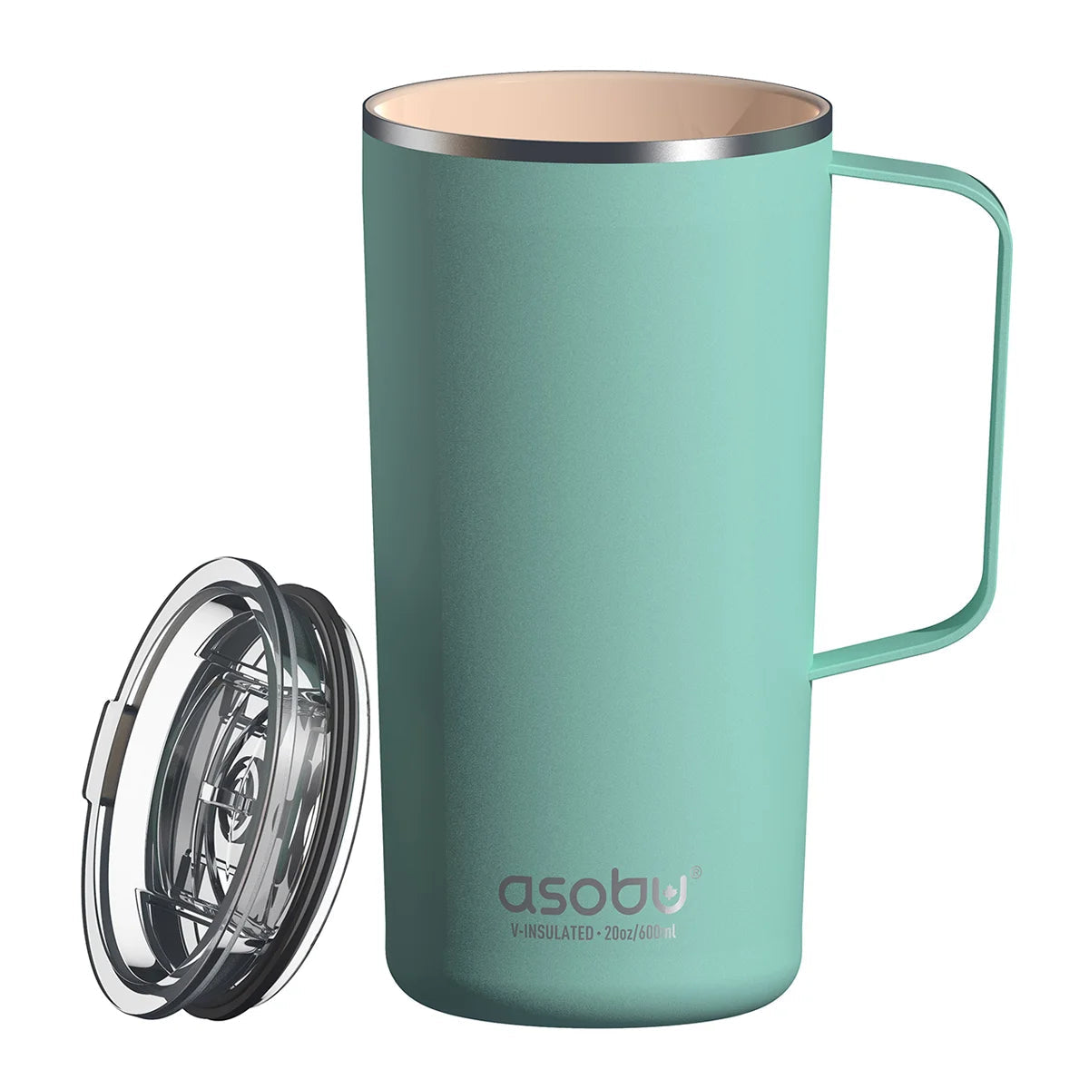 Asobu Ceramic 590 ml (20 oz) Mug, 2-pack