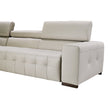Como 2-piece Top Grain Leather Left-hand Facing Sectional