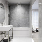 VIGO Houston Frameless Sliding Tub Door