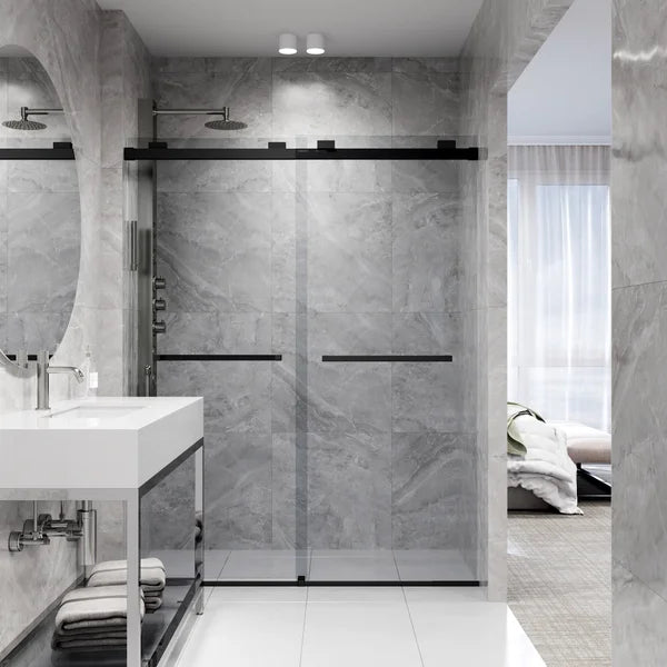VIGO Houston Frameless Sliding Shower Door