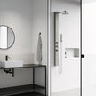 VIGO Sutton 4-jet Shower Panel with Round Head and Hand Shower Wand