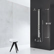 VIGO Sutton 4-jet Shower Panel with Round Head and Hand Shower Wand