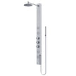VIGO Sutton 4-jet Shower Panel with Round Head and Hand Shower Wand