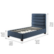 Sealy Albury Upholstered Twin Bed