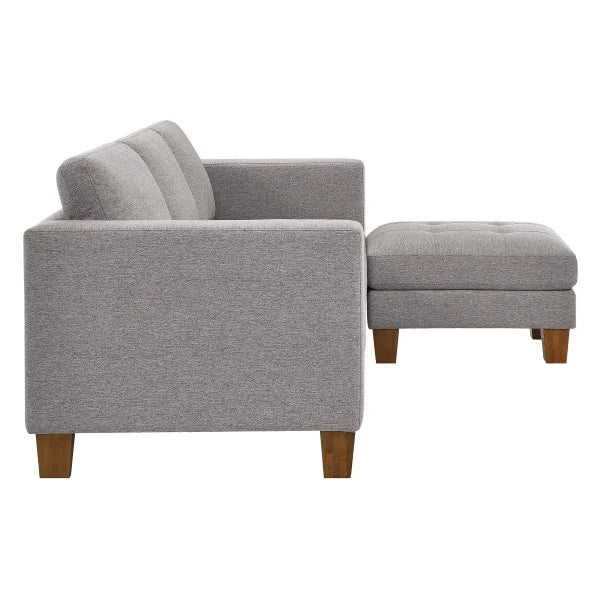 Thomasville Fabric Sofa with Ottoman