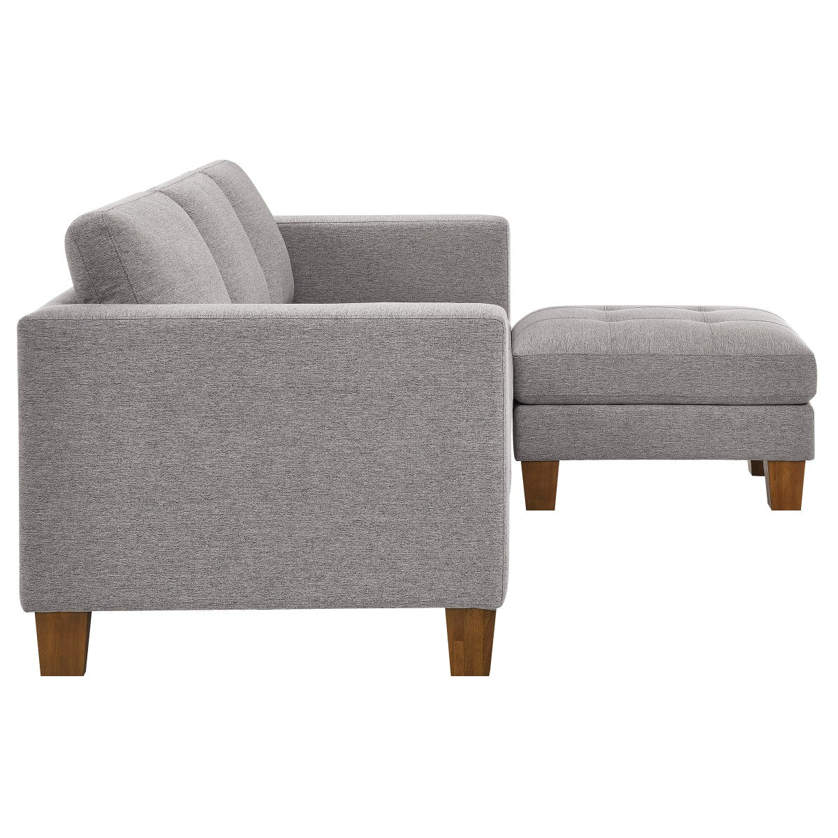 Thomasville Fabric Sofa with Ottoman