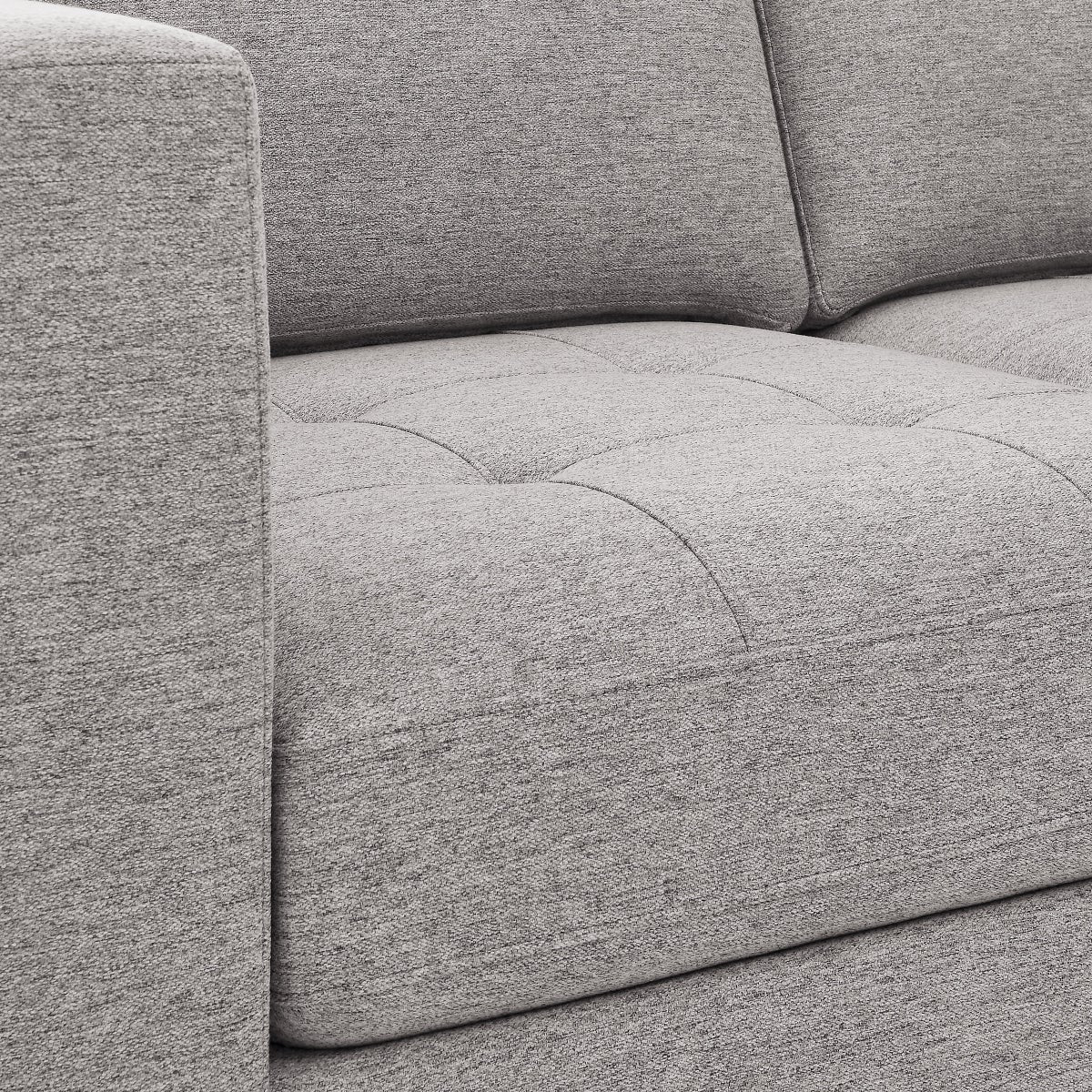 Thomasville Fabric Sofa with Ottoman