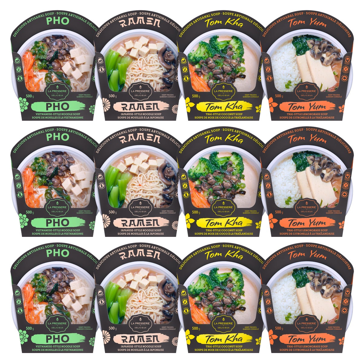 La Presserie Asian Soups, 12 × 500 g