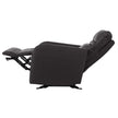 Gilman Creek – Aldryn Top-grain Leather Glider Power Recliner, Dark Grey