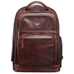 Mancini Leather Backpack - Brown