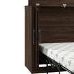 Bestar Allure Queen Cabinet Bed with Mattress