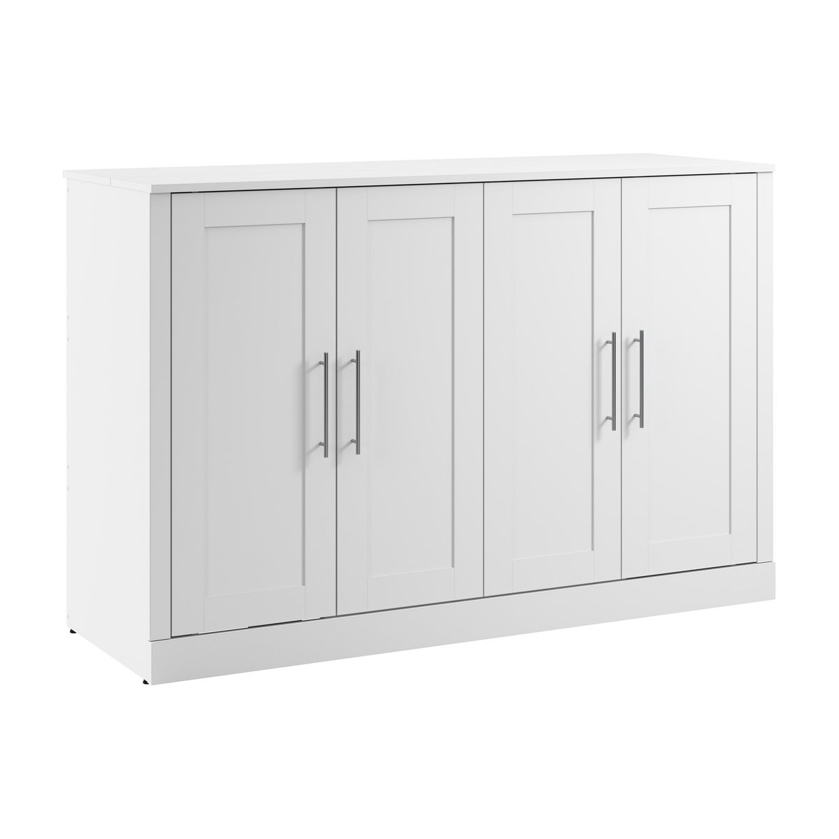 Bestar Allure Double Cabinet Bed with Mattress