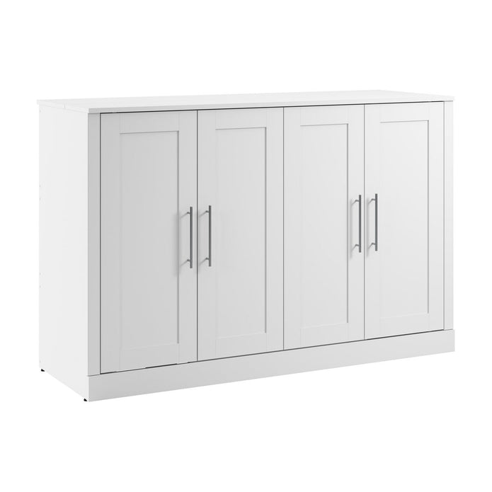 Bestar Allure Double Cabinet Bed with Mattress