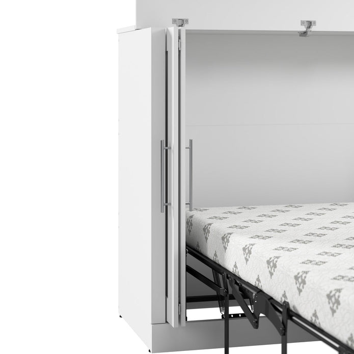 Bestar Allure Double Cabinet Bed with Mattress
