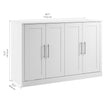 Bestar Allure Double Cabinet Bed with Mattress