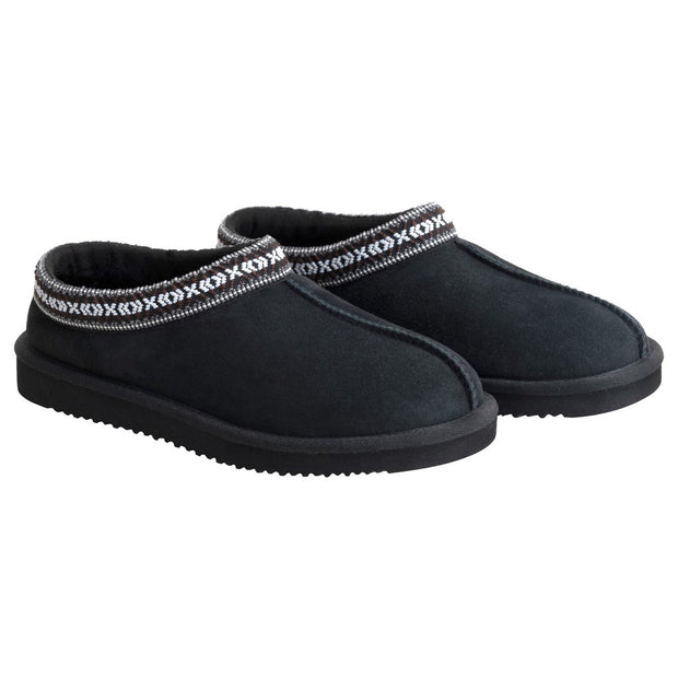 Kirkland Signature Unisex Shearling Slipper - Black