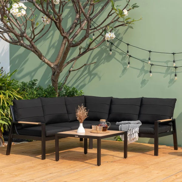 Panama Corner Patio Conversation Set