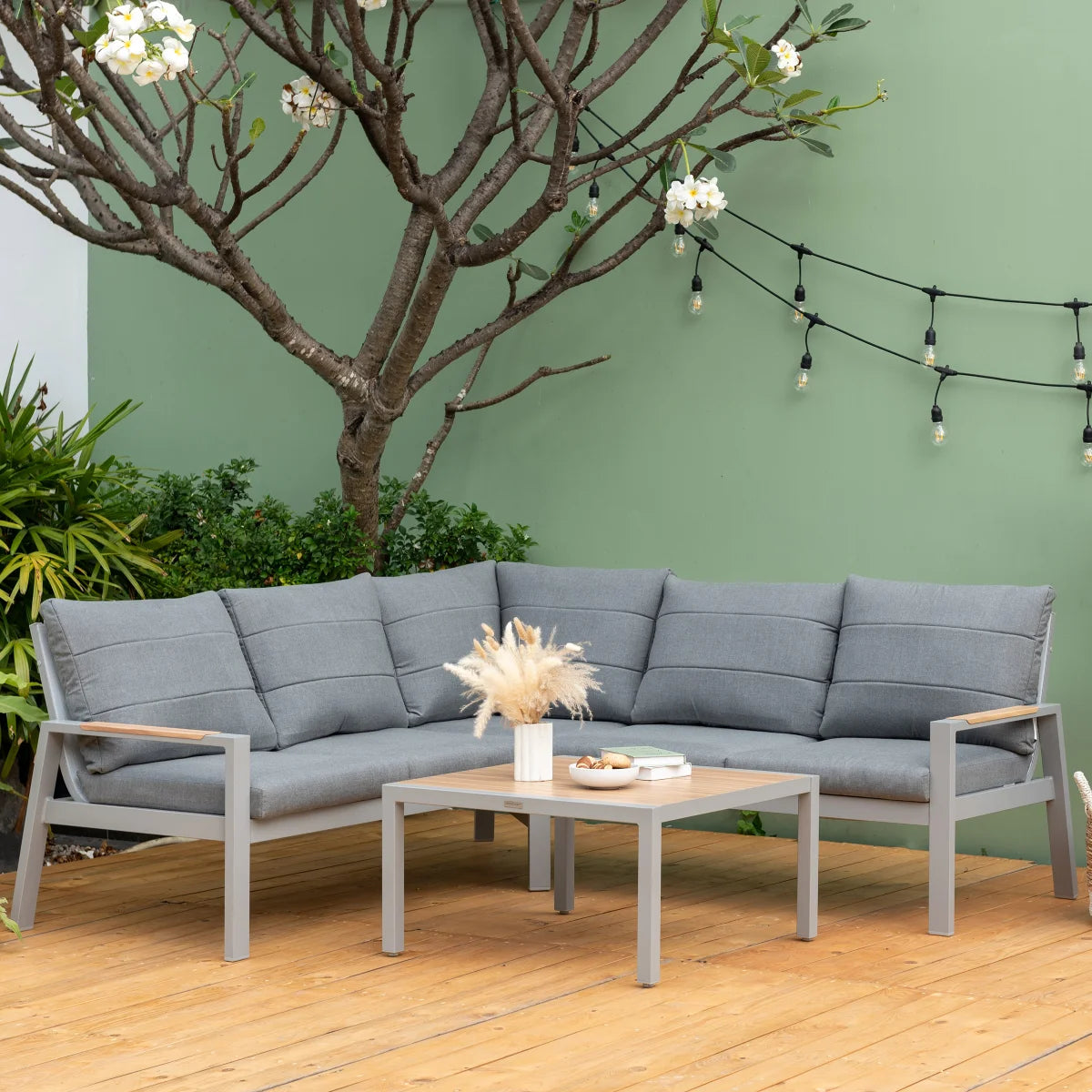 Panama Corner Patio Conversation Set