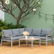 Panama Corner Patio Conversation Set