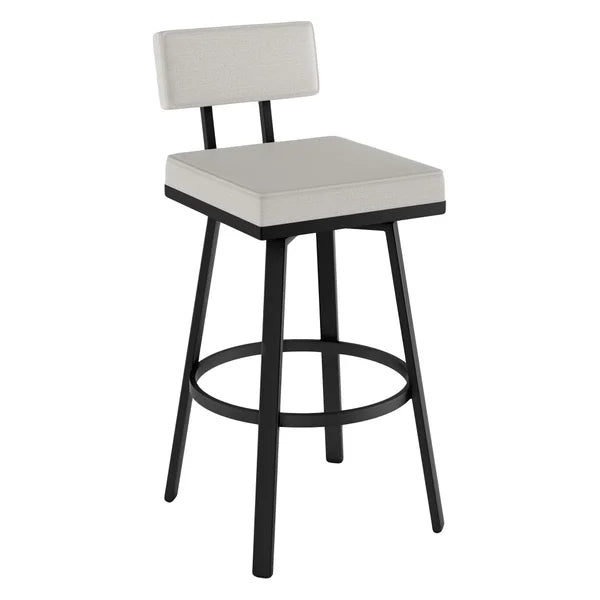 Amisco Staten Swivel Counter Stool in Polyester