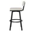 Amisco Staten Swivel Counter Stool in Polyester