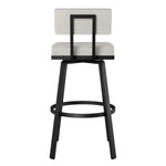 Amisco Staten Swivel Counter Stool in Polyester