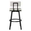Amisco Staten Swivel Counter Stool in Polyester