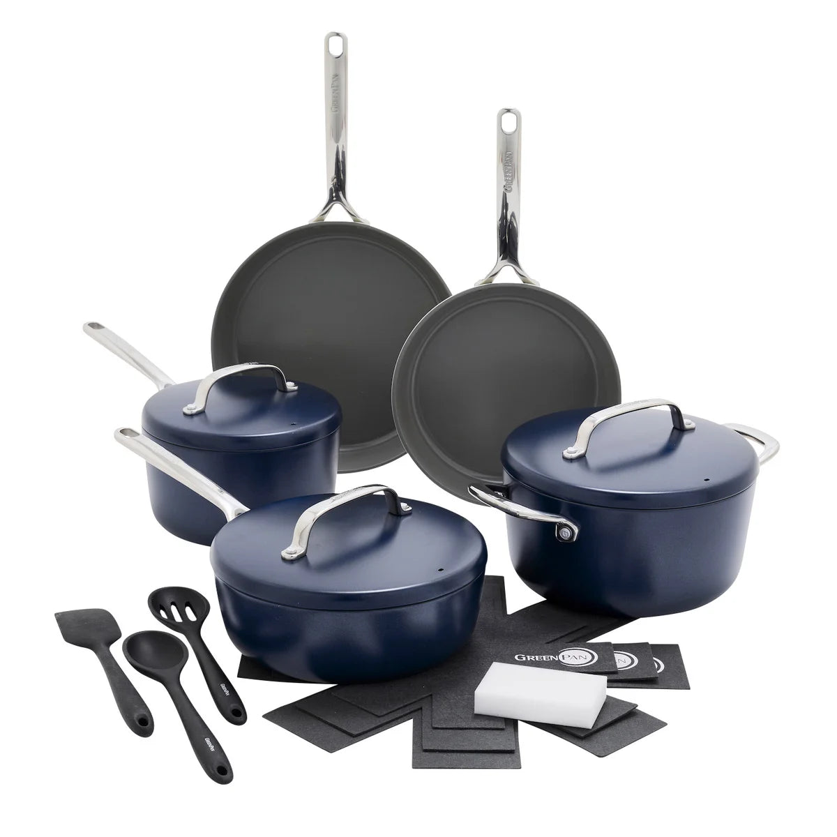 GreenPan GP5 Ceramic Non-Stick Cookware set, 15-pieces