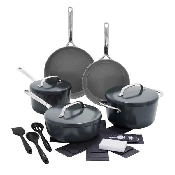 GreenPan GP5 Ceramic Non-Stick Cookware set, 15-pieces