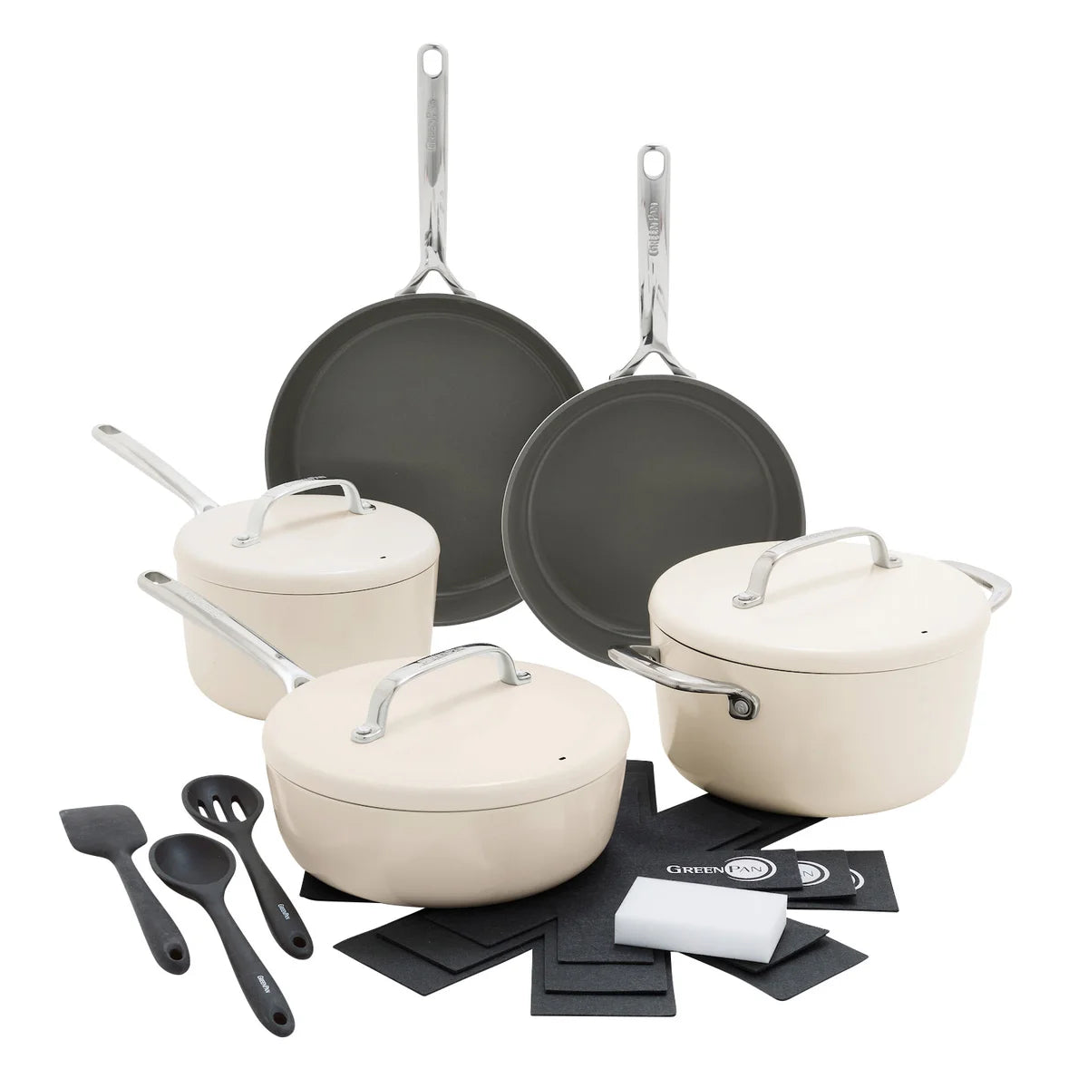 GreenPan GP5 Ceramic Non-Stick Cookware set, 15-pieces