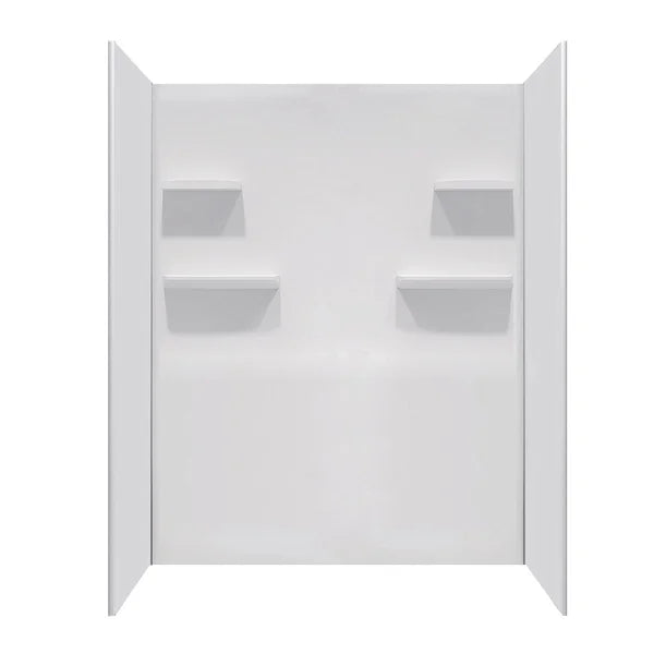 Appollo Cameron 32 in. x 60 in. Skirted Bathtub with Shower Doors and Wall Kit, Left Drain