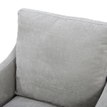 Aiden & Ivy Contessa Fabric Dining Armchair with Casters