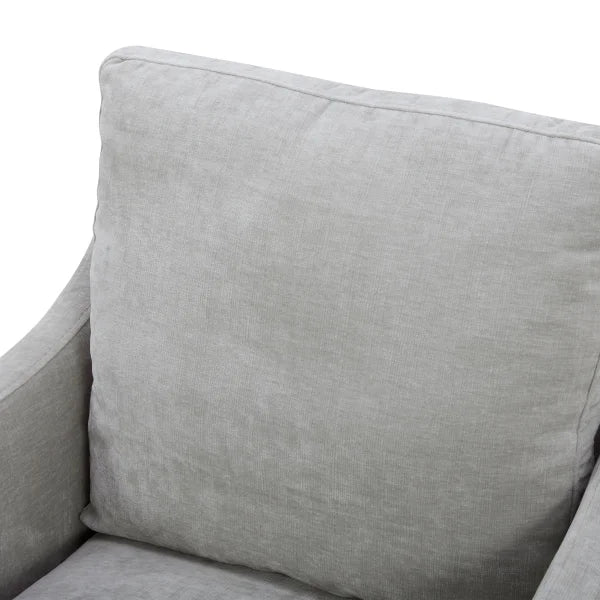 Aiden & Ivy Contessa Fabric Dining Armchair with Casters