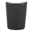 Aiden & Ivy Blair Top-grain Leather Dining Chair with Casters
