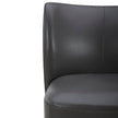 Aiden & Ivy Blair Top-grain Leather Dining Chair with Casters