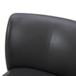 Aiden & Ivy Blair Top-grain Leather Dining Chair with Casters