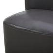 Aiden & Ivy Blair Top-grain Leather Dining Chair with Casters