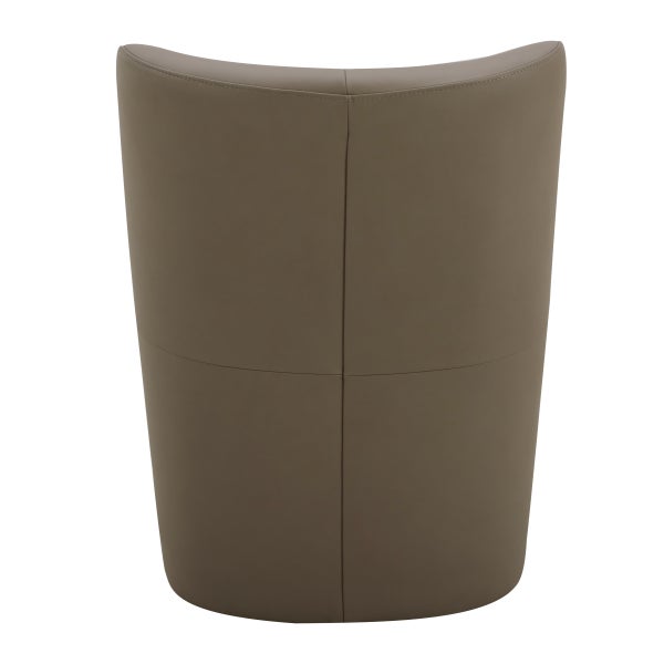 Aiden & Ivy Blair Top-grain Leather Dining Chair with Casters