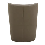 Aiden & Ivy Blair Top-grain Leather Dining Chair with Casters