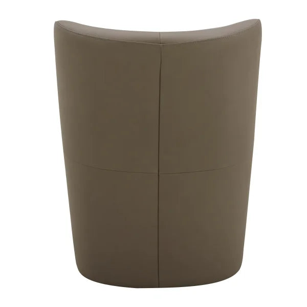 Aiden & Ivy Blair Top-grain Leather Dining Chair with Casters