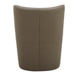 Aiden & Ivy Blair Top-grain Leather Dining Chair with Casters