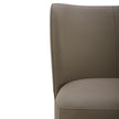 Aiden & Ivy Blair Top-grain Leather Dining Chair with Casters