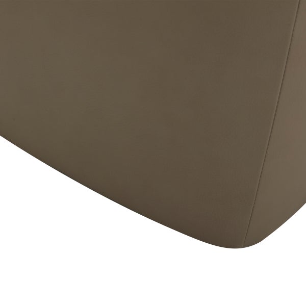 Aiden & Ivy Blair Top-grain Leather Dining Chair with Casters