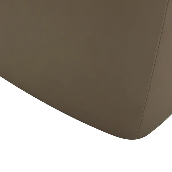 Aiden & Ivy Blair Top-grain Leather Dining Chair with Casters