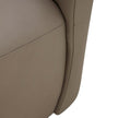 Aiden & Ivy Blair Top-grain Leather Dining Chair with Casters