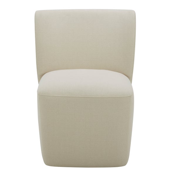 Aiden & Ivy Blair Fabric Dining Chair with Casters