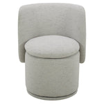 Aiden & Ivy Fabric Armless Swivel Dining Chair