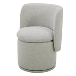 Aiden & Ivy Fabric Armless Swivel Dining Chair